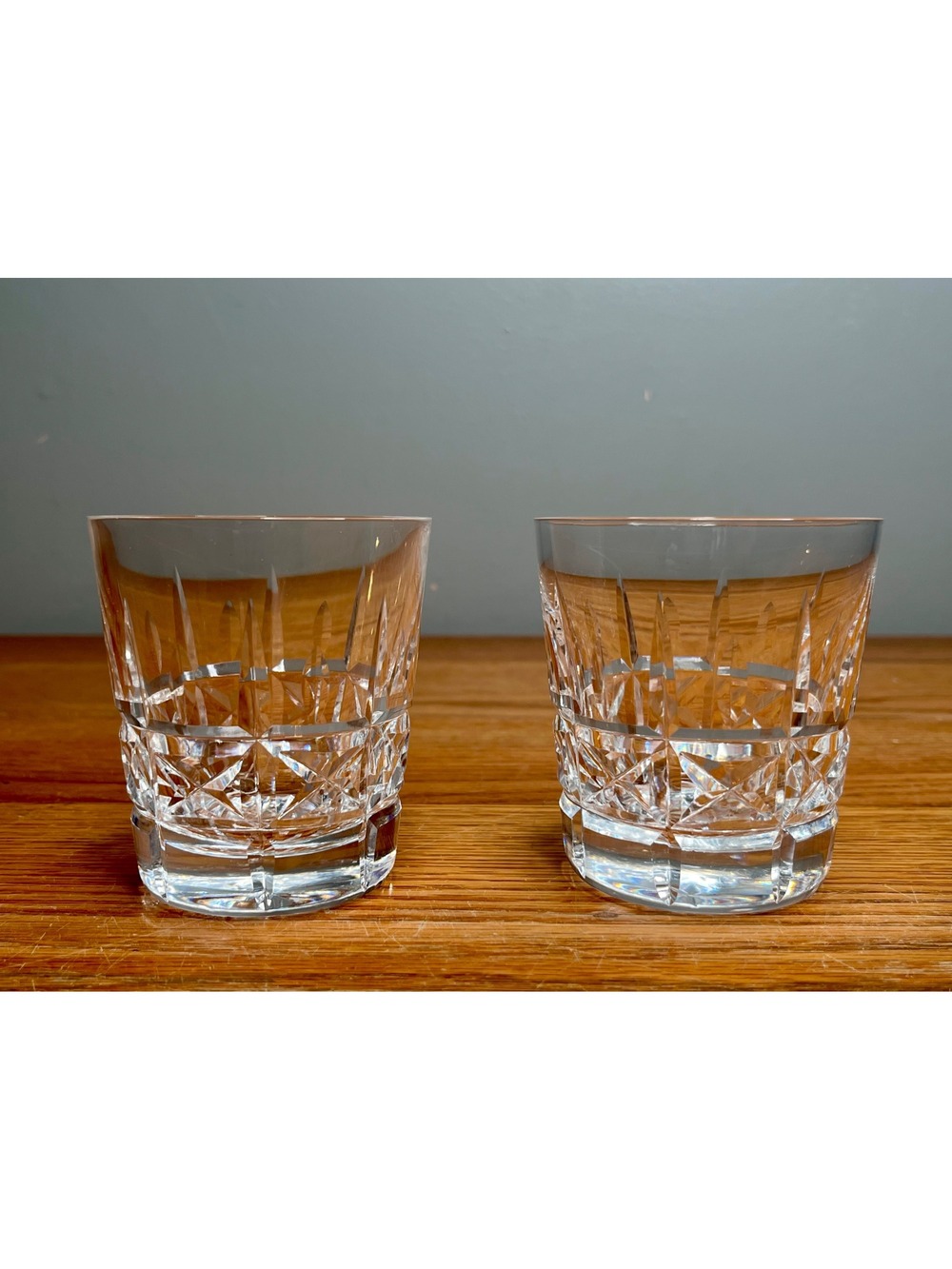 Vintage Waterford Crystal Kylemore Old Fashioned Glasses Set of 2 - Picture 3 of 14